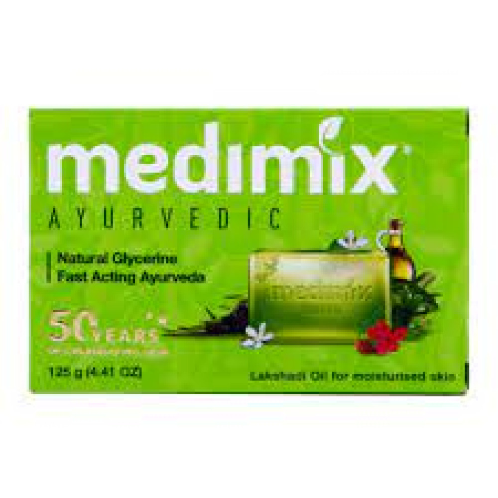MEDIMIX GLYCERIN AND LAKSADI OIL SOAP 125GM