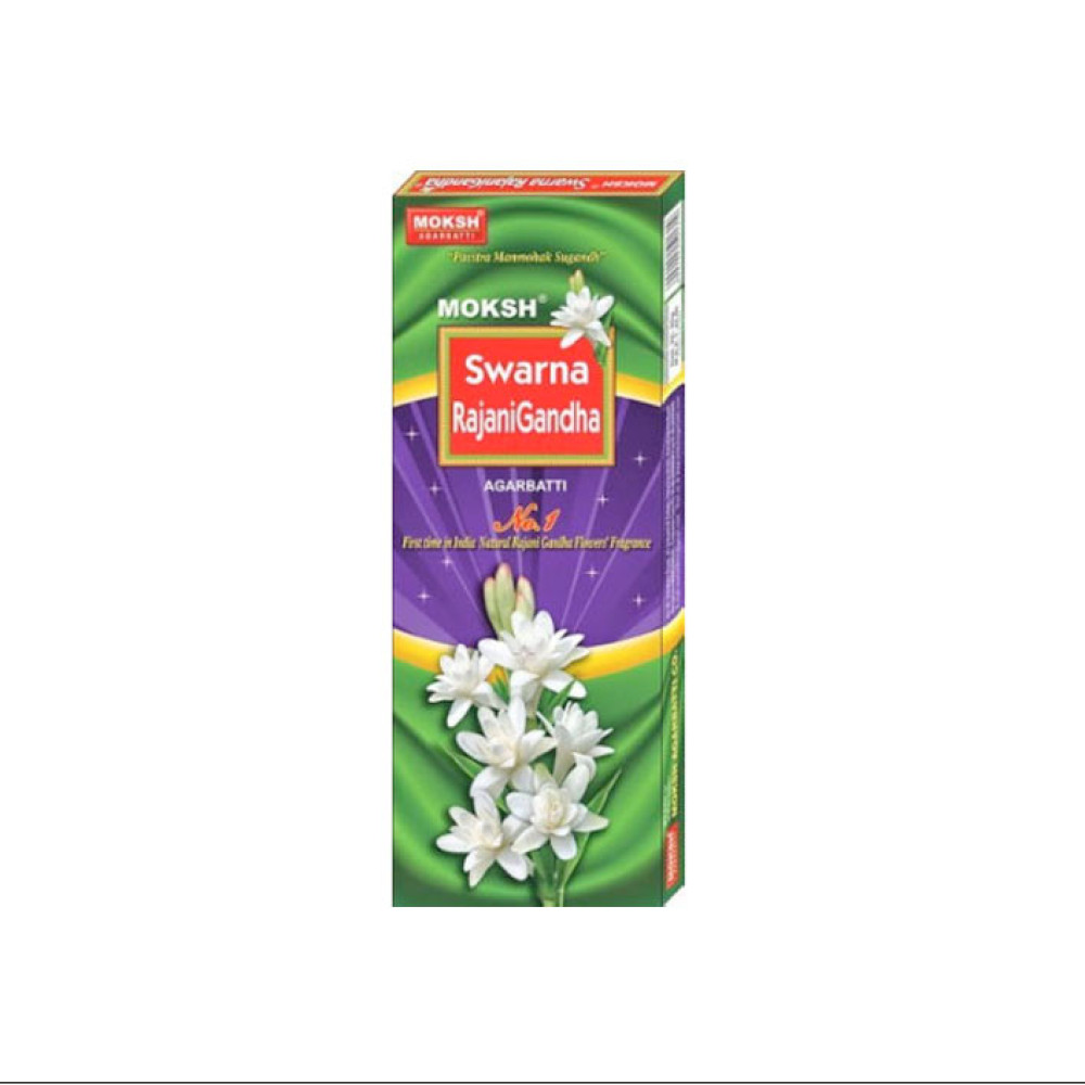 MOKSH AGARBATTI HEXA SWARNA RAJNIGANDHA