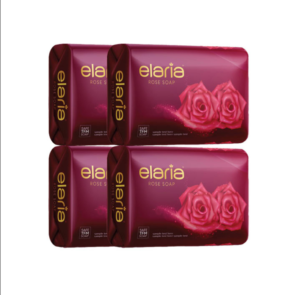 ELARIA ROSE SOAP 6 X 125 GM