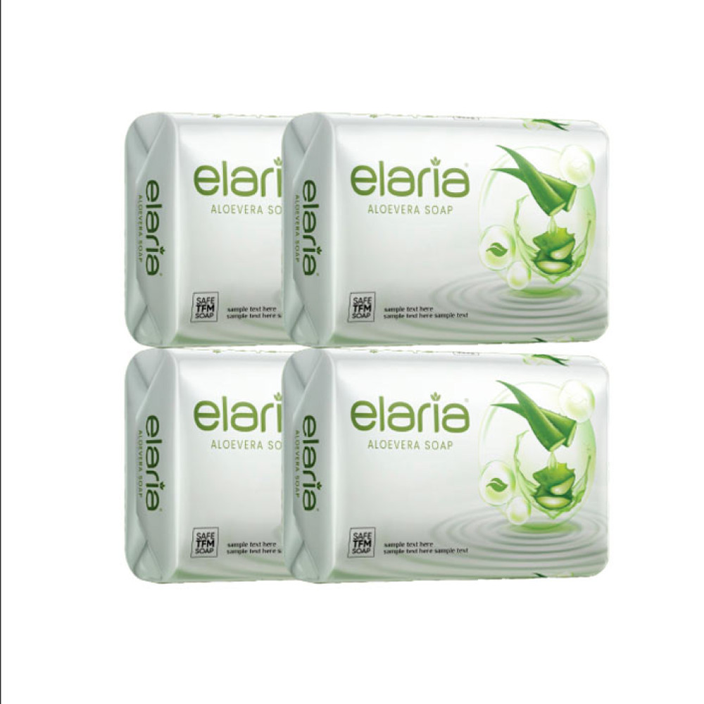 ELARIA ALOEVERA SOAP 6 X 125 GM