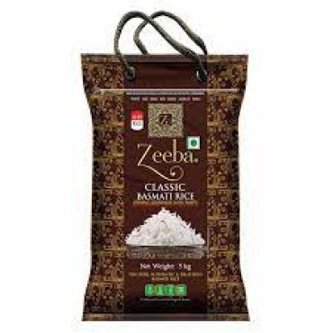 ZEEBA CLASSIC BASMATI RICE 5 KG