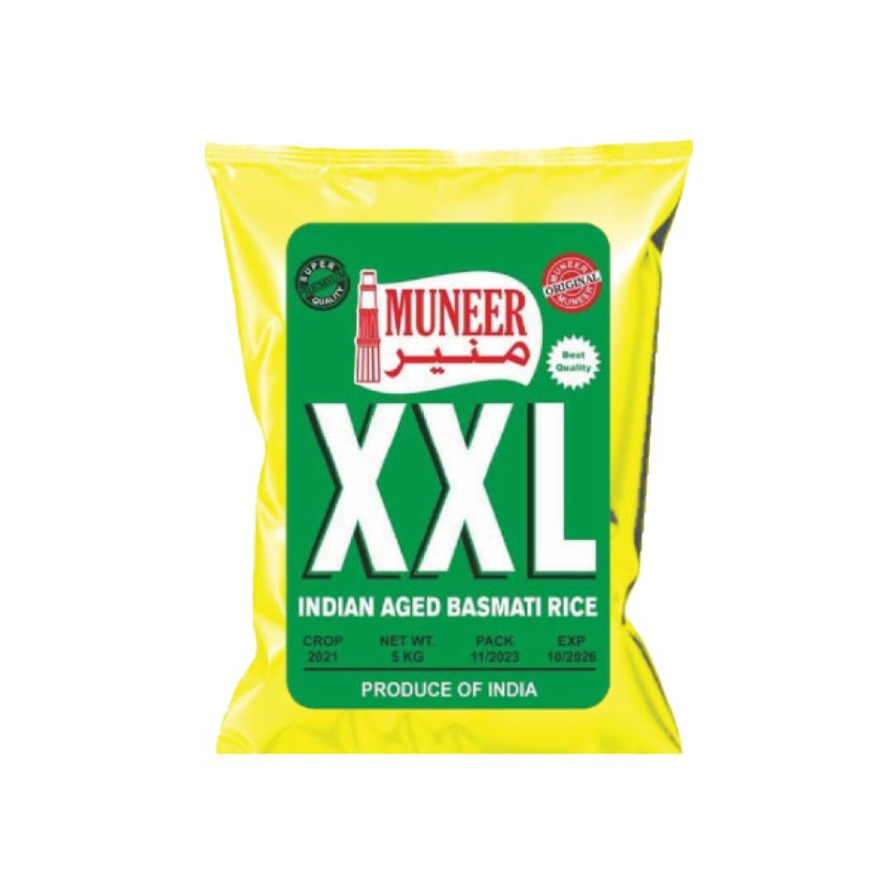 MUNEER XXL BASMATI RICE 19KG