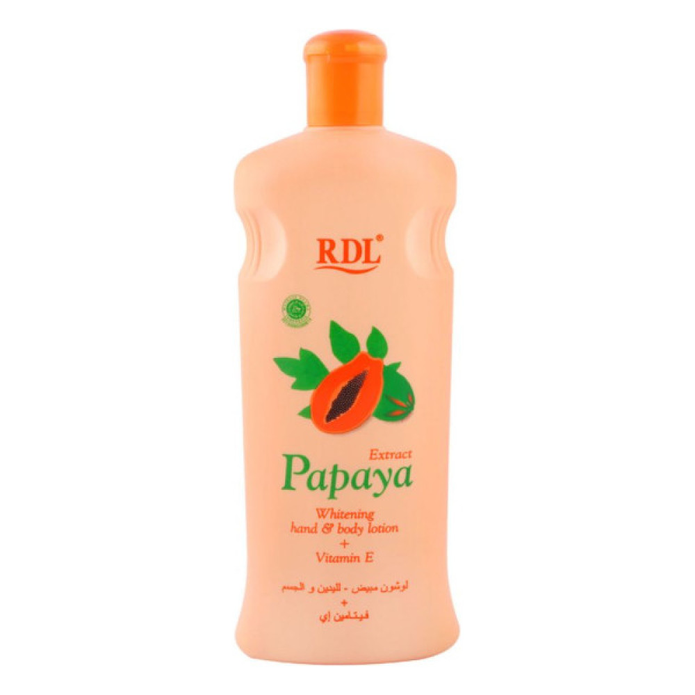 RDL PAPAYA EXTRACT WHITENING HAND & BODY LOTION 600ML 