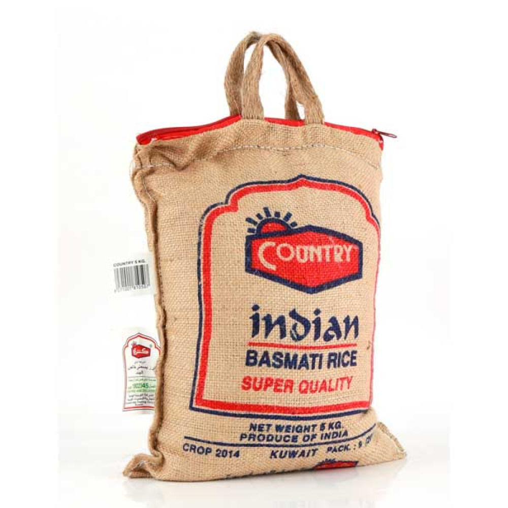 COUNTRY INDIAN BASMATI RICE 5KG 
