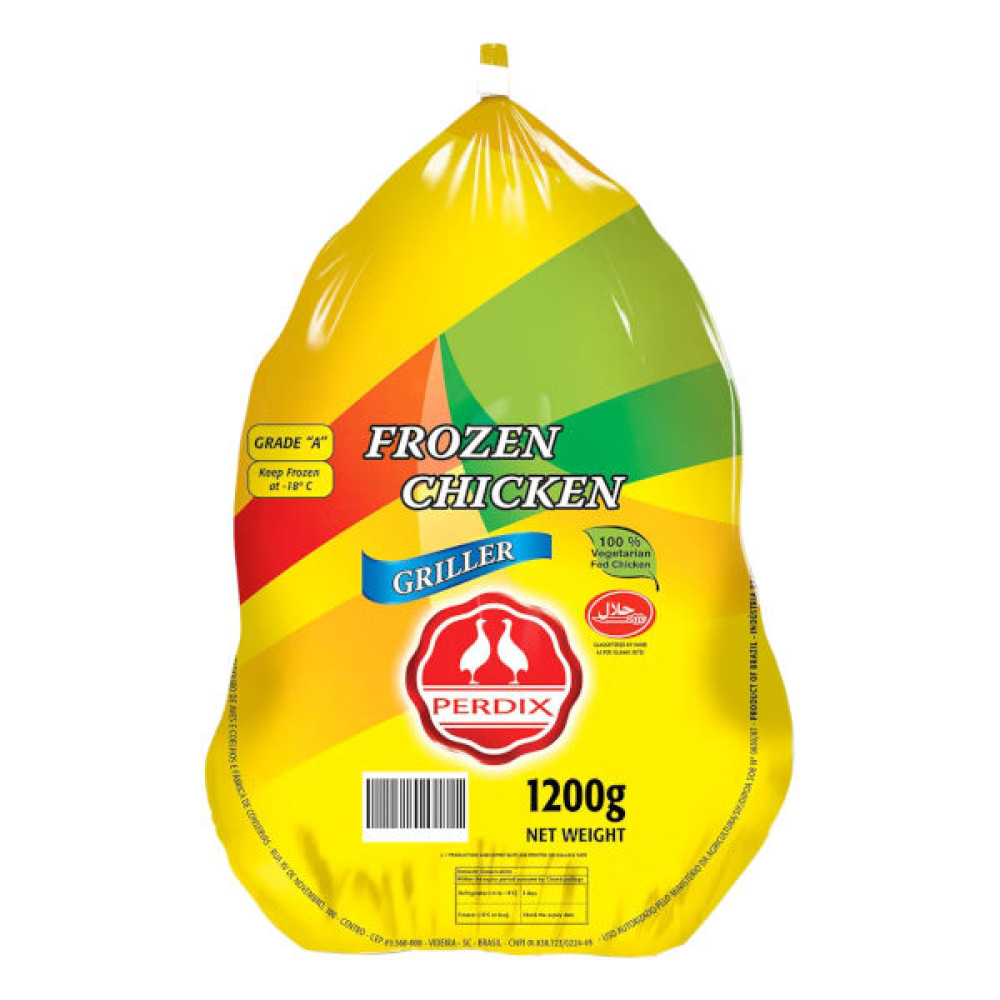 PERDIX FROZEN WHOLE CHICKEN 1200GM 