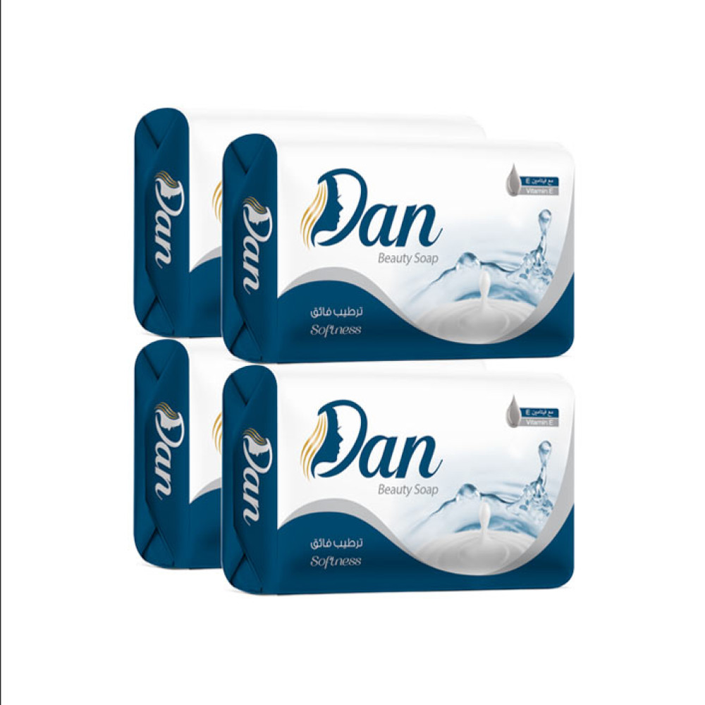 DAN SOFTNESS SOAP WHITE 4X125 GM