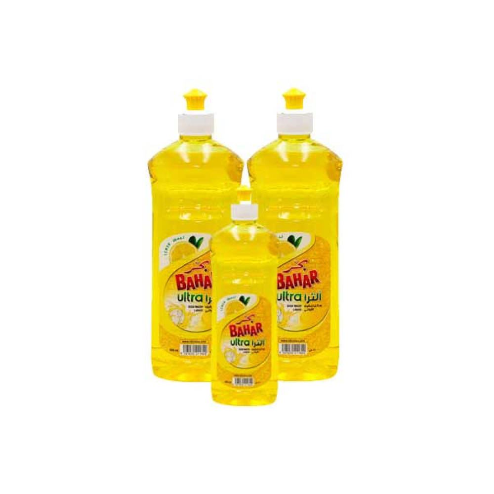 BAHAR DISHWASH LIQUID 2 X1 LTR + 500ML FREE 