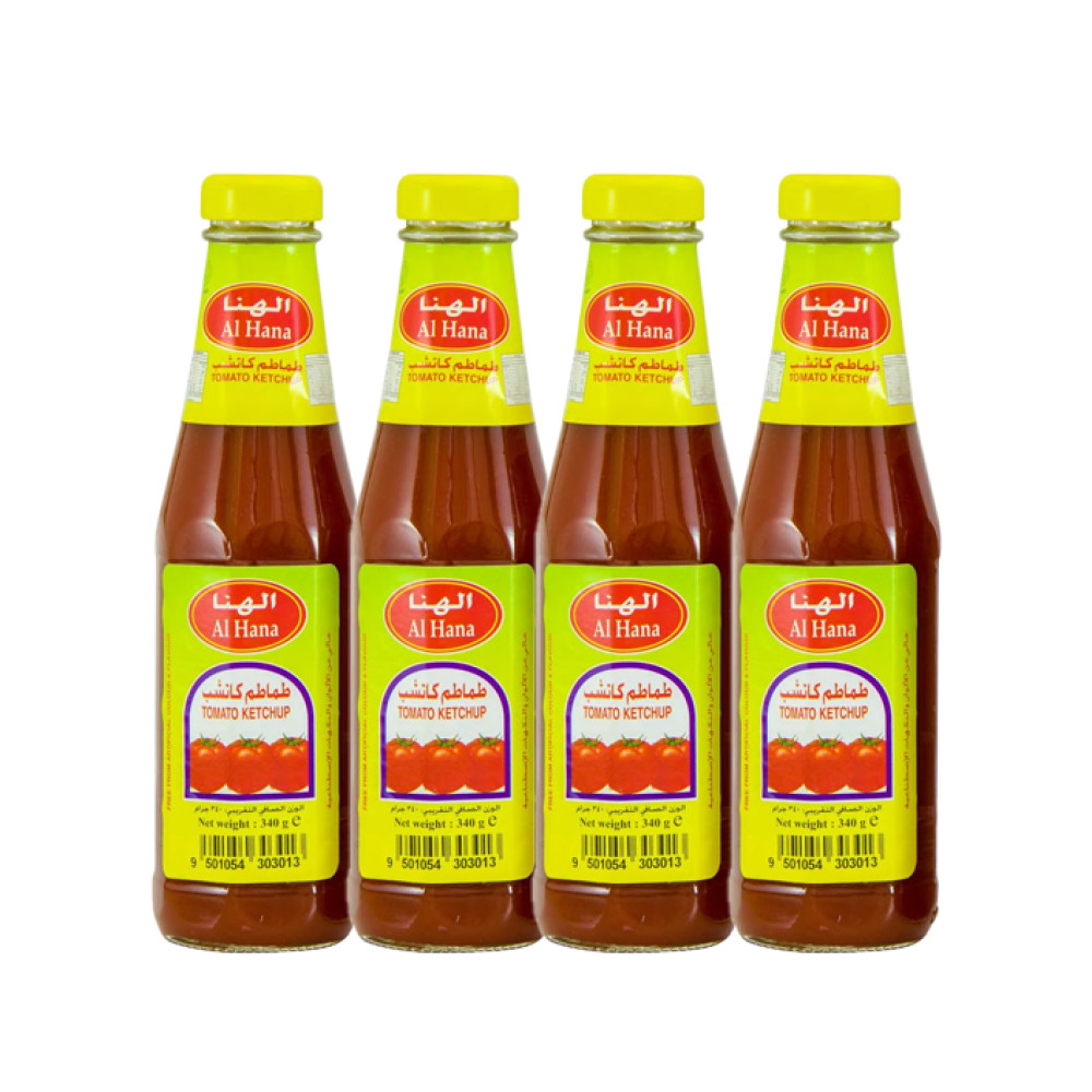 AL HANA TOMATO KETCHUP 4S*340GM