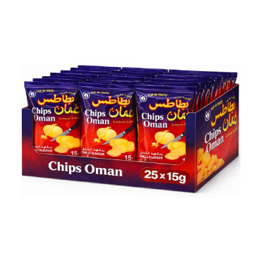 OMAN CHIPS CHILLI 15GM 25S