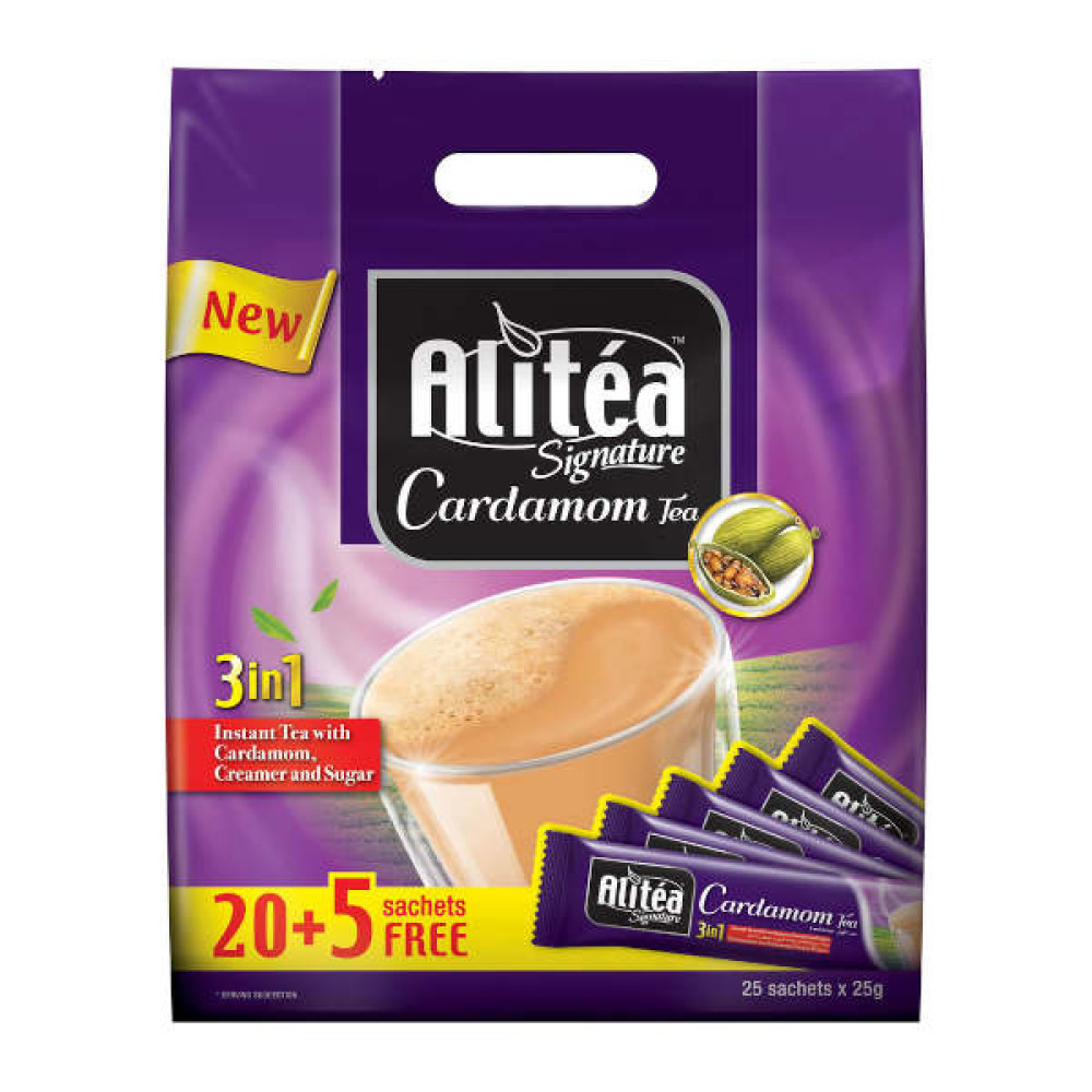 ALITEA SIGNATURE 3IN 1 INSTANT CARDAMOM TEA 25 X 25GM 