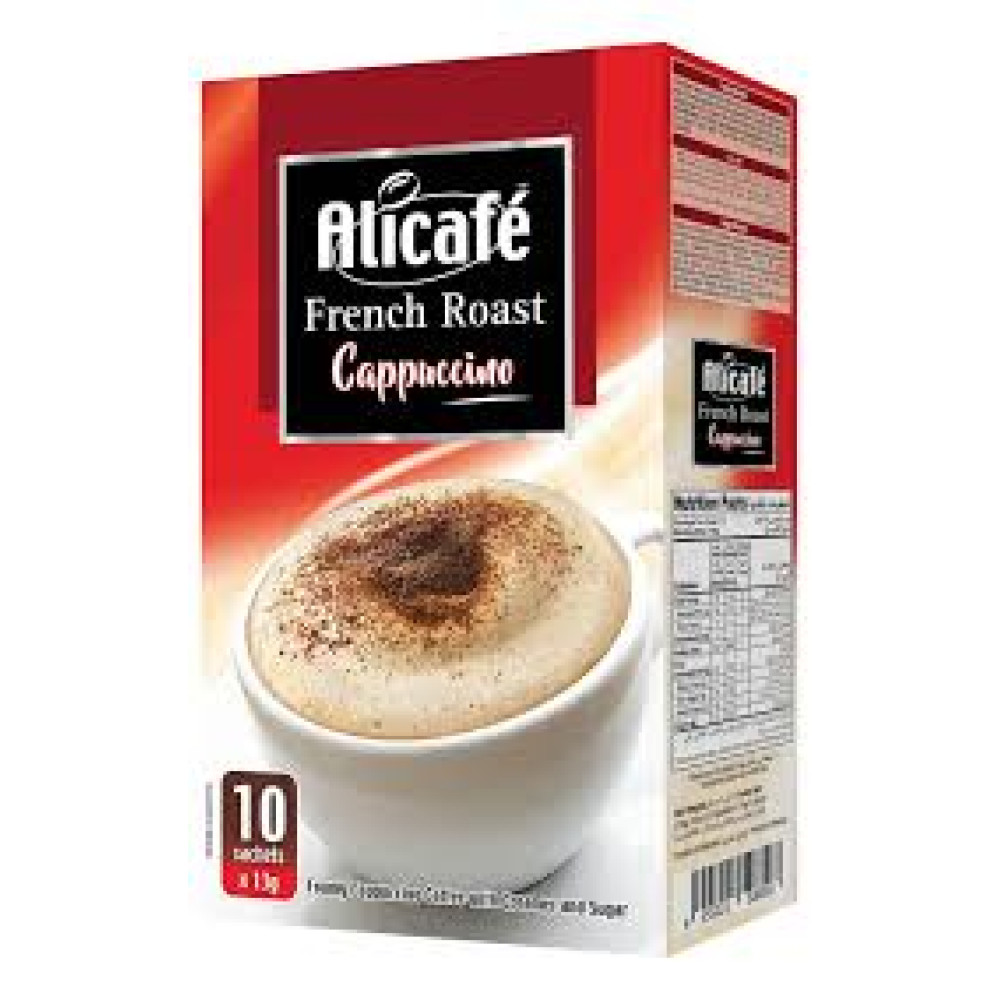 ALICAFE FRENCH ROAST CAPPUCHINO INST COFFEE 10X25G