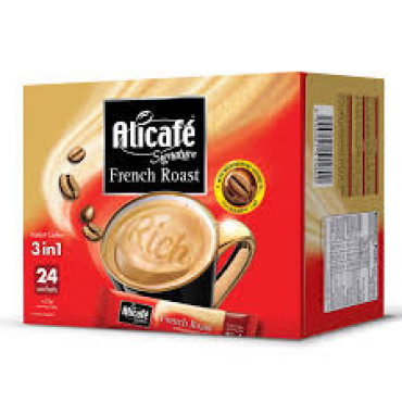 ALICAFE FRENCH ROAST SIGNATURE 3IN1 BOX 22GM X 24S