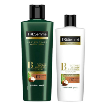TRESEMME BOTANIX NOURISH & REPLENISH SHAMPOO 400ML + CONDITIONER 180ML  