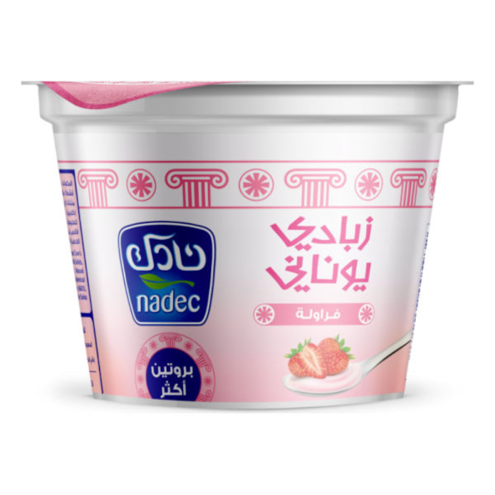 NADEC GREEK YOGHURT STRAWBERRY 160GM 