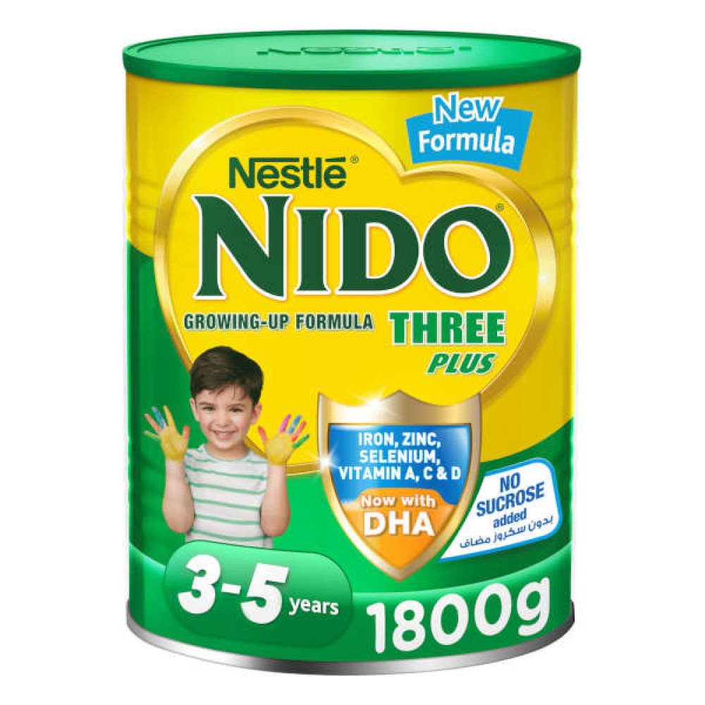 NESTLE NIDO GROWING UP FORMULA THREE PLUS (3 TO 5 YEARS) 1.8KG 