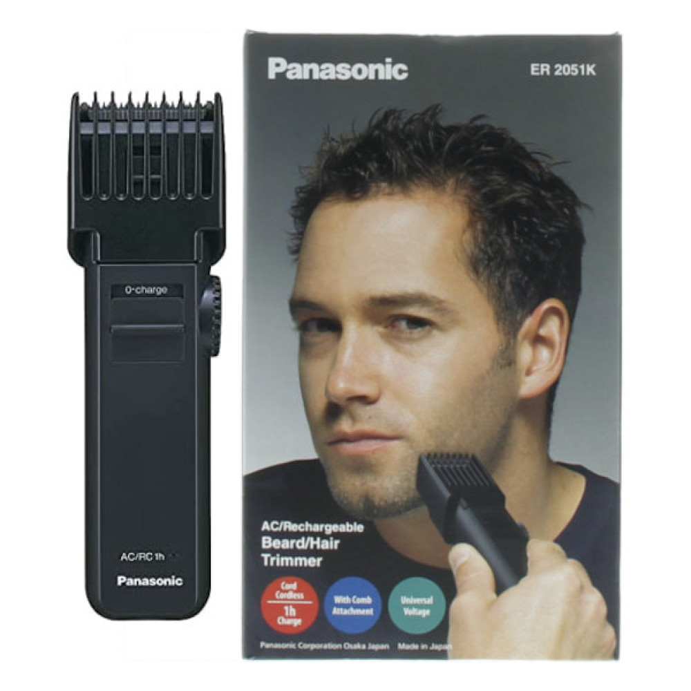 PANASONIC RECHARGEABLE HAIR & BEARD TRIMMER ER2051 